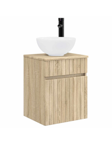 Mobile lavabo da parete Rovere Sonoma 39 x 35 x 63 cm
