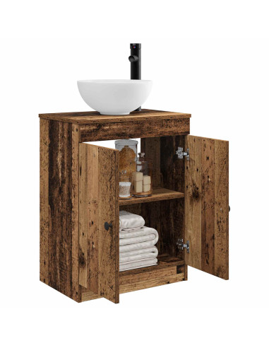 Mobile da bagno con lavabo Legno antico 54 x 35 x 83 cm