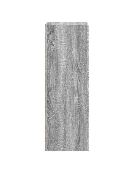 Mobiletto da Bagno a Muro Sonoma grigio 33 x 34,5 x 60 cm