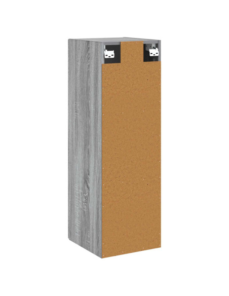 Mobiletto da Bagno a Muro Sonoma grigio 33 x 34,5 x 60 cm