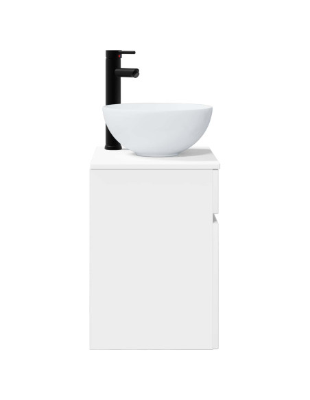 Mobile lavabo da parete Bianco 39 x 35 x 63 cm