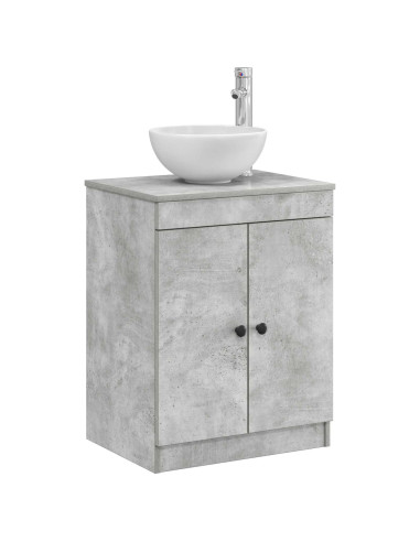 Mobile da Bagno Grigio Cemento 54 x 41 x 70 cm