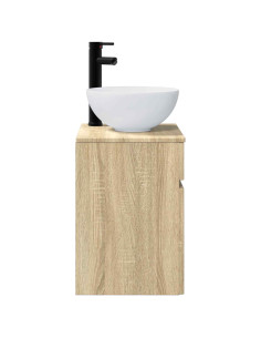Mobile lavabo da parete Rovere Sonoma 39 x 35 x 63 cm 2