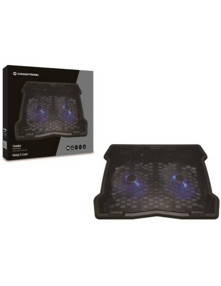 2-FAN LAPTOP COOLING PAD -- SUITABL