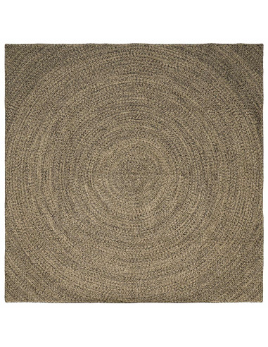 Tappeti per area Naturale e Nero 300 x 300 cm Juta