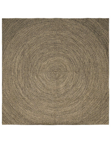 Tappeti per area Naturale e Nero 300 x 300 cm Juta