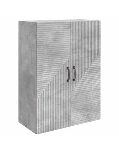Mobiletto a muro Grigio Cemento 66 x 34,5 x 90 cm