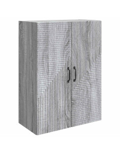 Mobiletto a muro Sonoma grigio 66 x 34,5 x 90 cm