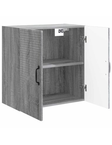 Mobiletto a muro Sonoma grigio 59 x 31 x 60 cm
