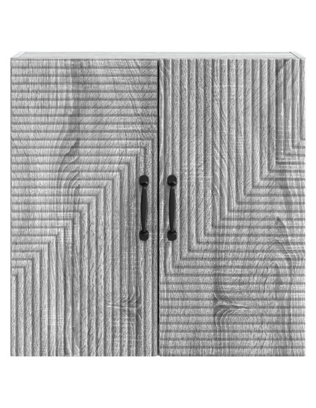 Mobiletto a muro Sonoma grigio 59 x 31 x 60 cm