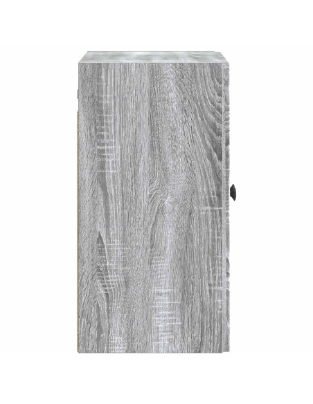 Mobiletto a muro Sonoma grigio 59 x 31 x 60 cm
