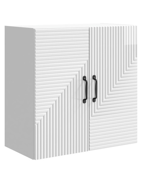 Mobiletto a muro Bianco Lucido 59 x 31 x 60 cm