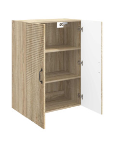 Mobiletto a muro Rovere Sonoma 66 x 34,5 x 90 cm 2