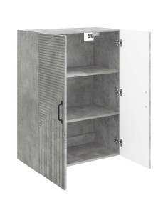 Mobiletto a muro Grigio Cemento 66 x 34,5 x 90 cm 2