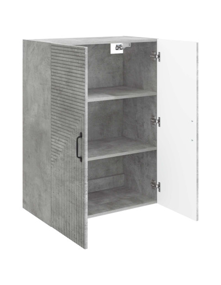 Mobiletto a muro Grigio Cemento 66 x 34,5 x 90 cm