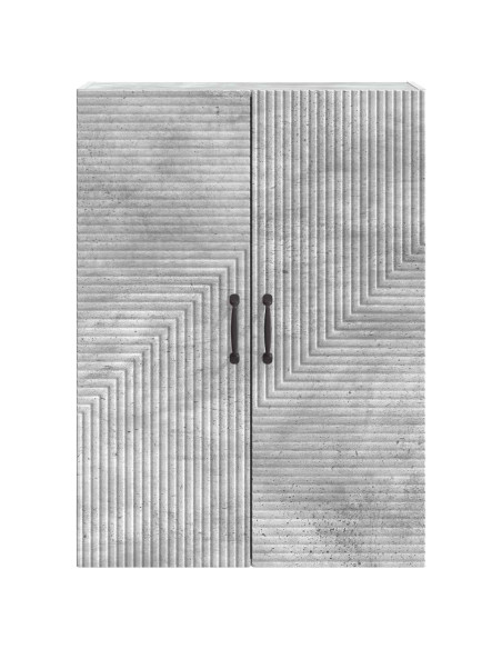 Mobiletto a muro Grigio Cemento 66 x 34,5 x 90 cm