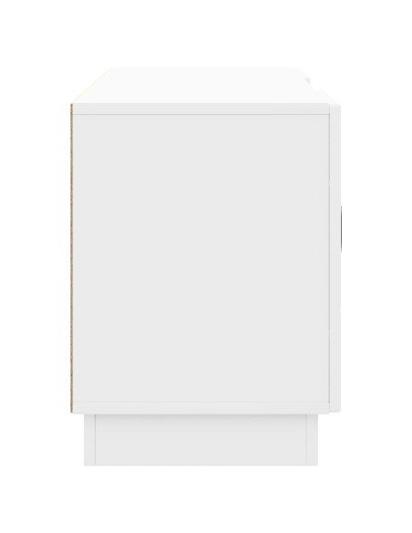 Mobile TV Bianco Lucido 102 x 34,5 x 47 cm Legno ingegnerizzato