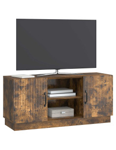 Mobile TV Rovere Fumo 102 x 34,5 x 47 cm Legno ingegnerizzato 2