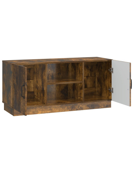 Mobile TV Rovere Fumo 102 x 34,5 x 47 cm Legno ingegnerizzato