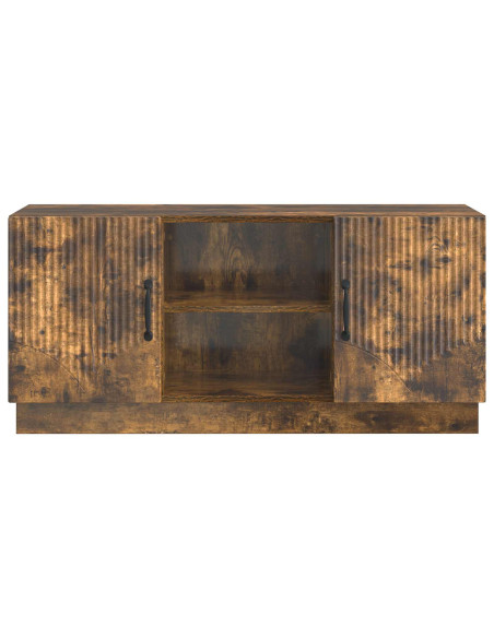 Mobile TV Rovere Fumo 102 x 34,5 x 47 cm Legno ingegnerizzato