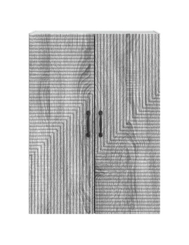 Mobiletto a muro Sonoma grigio 66 x 34,5 x 90 cm