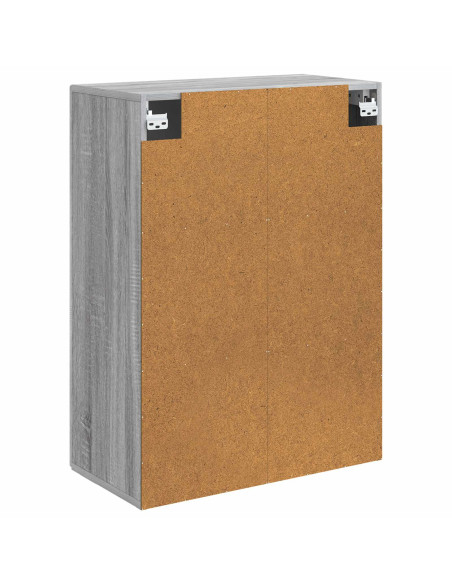Mobiletto a muro Sonoma grigio 66 x 34,5 x 90 cm