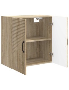 Mobiletto a muro Rovere Sonoma 59 x 31 x 60 cm 2