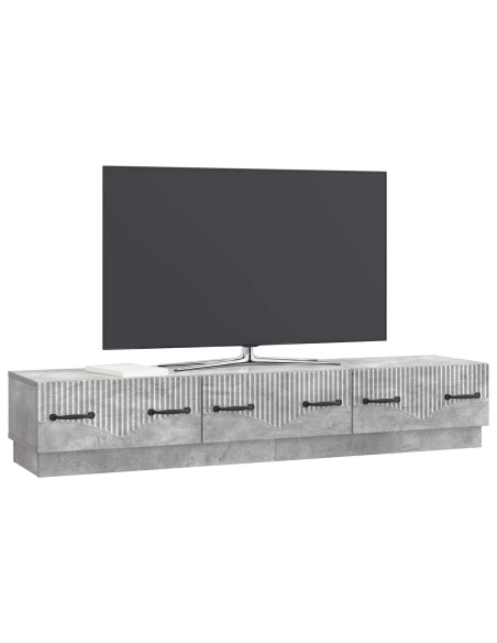 Mobile TV con cassetto Grigio Cemento 147 x 34,5 x 27 cm