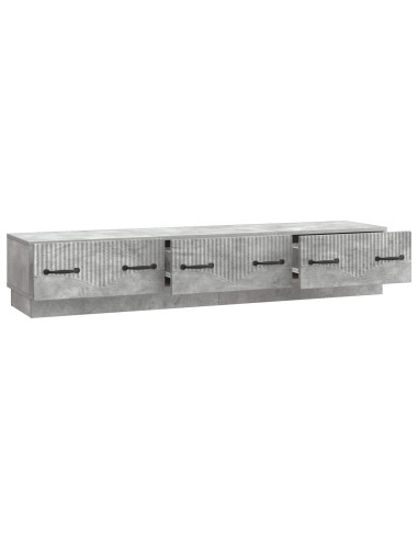 Mobile TV con cassetto Grigio Cemento 147 x 34,5 x 27 cm