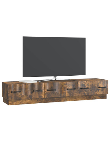 Mobile TV Rovere Fumo 147 x 34,5 x 27 cm Legno ingegnerizzato