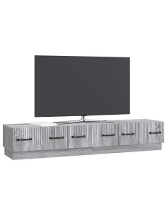 Mobile TV Grigio Sonoma 147 x 34,5 x 27 cm Legno ingegnerizzato 2