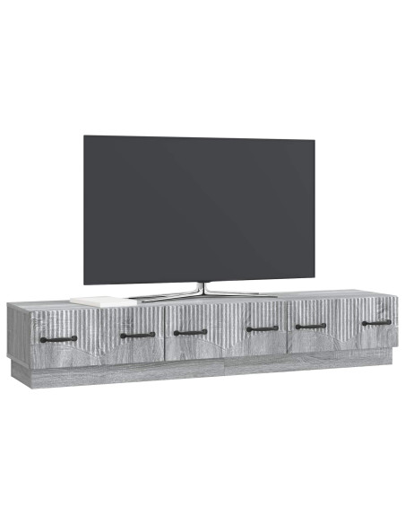 Mobile TV Grigio Sonoma 147 x 34,5 x 27 cm Legno ingegnerizzato