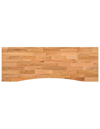 Piano Scrivania Marrone Chiaro 140x60x2,5 cm in Rovere Massello