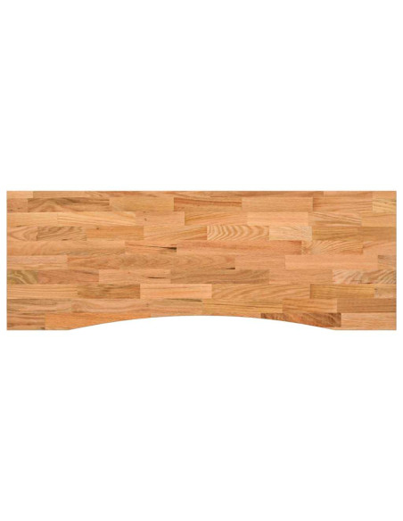 Piano Scrivania Marrone Chiaro 140x60x2,5 cm in Rovere Massello