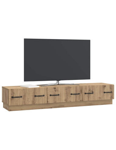 Mobile TV con cassetto Rovere Artigianale 147 x 34,5 x 27 cm