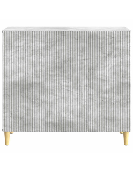 Credenza Grigio Cemento 89 x 34,5 x 80 cm Legno ingegnerizzato