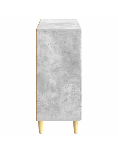 Credenza Grigio Cemento 89 x 34,5 x 80 cm Legno ingegnerizzato