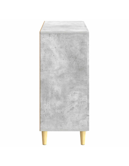 Credenza Grigio Cemento 89 x 34,5 x 80 cm Legno ingegnerizzato