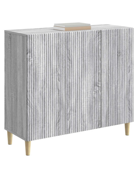 Credenza Grigio Sonoma 89 x 34,5 x 80 cm Legno ingegnerizzato