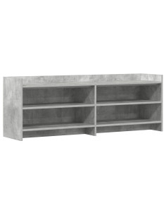 Mobile TV 135 x 33 x 47 cm Grigio Cemento Legno ingegnerizzato