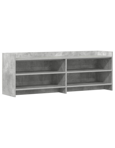 Mobile TV 135 x 33 x 47 cm Grigio Cemento Legno ingegnerizzato