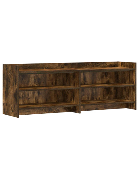 Mobile TV 135 x 33 x 47 cm Rovere Fumo Legno ingegnerizzato