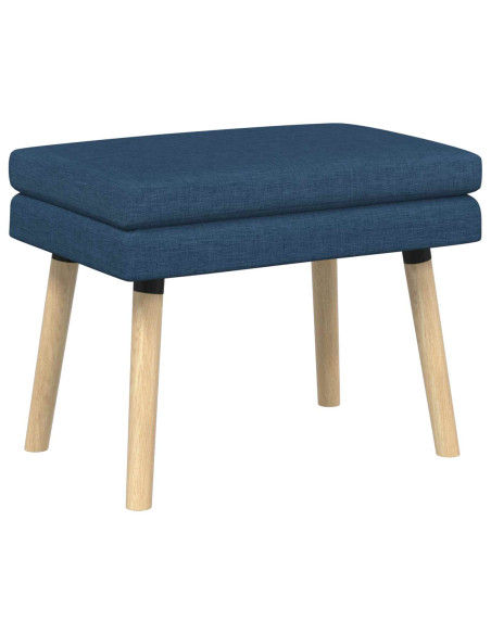 Panchina a doppio strato Blu 60 x 40 x 46 cm Tessuto