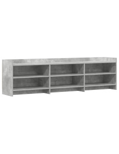 Mobile TV 168 x 33 x 47 cm Grigio Cemento Legno ingegnerizzato