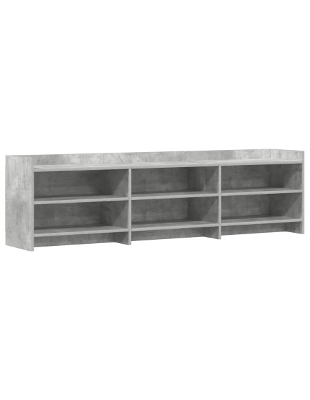 Mobile TV 168 x 33 x 47 cm Grigio Cemento Legno ingegnerizzato