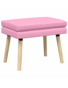 Panchina a doppio strato Rosa 60 x 40 x 46 cm Tessuto