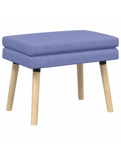 Panchina a doppio strato Blu jeans 60 x 40 x 46 cm Tessuto