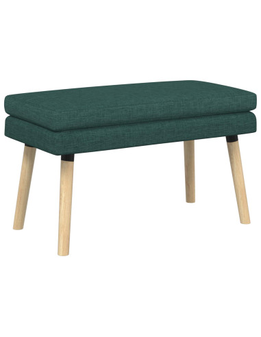 Panchina a doppio strato Verde Scuro 80 x 40 x 47 cm Tessuto
