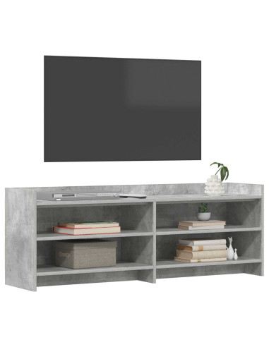 Mobile TV 135 x 33 x 47 cm Grigio Cemento Legno ingegnerizzato