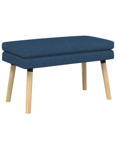 Panchina a doppio strato Blu 80 x 40 x 47 cm Tessuto